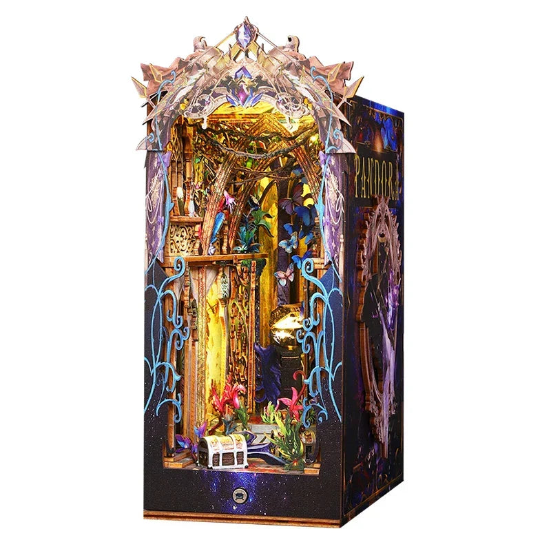 Pandoras Box DIY Book Nook Kit — open display view