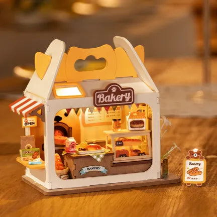 Teddy's Breadbox DIY Miniature House Kit — scene view