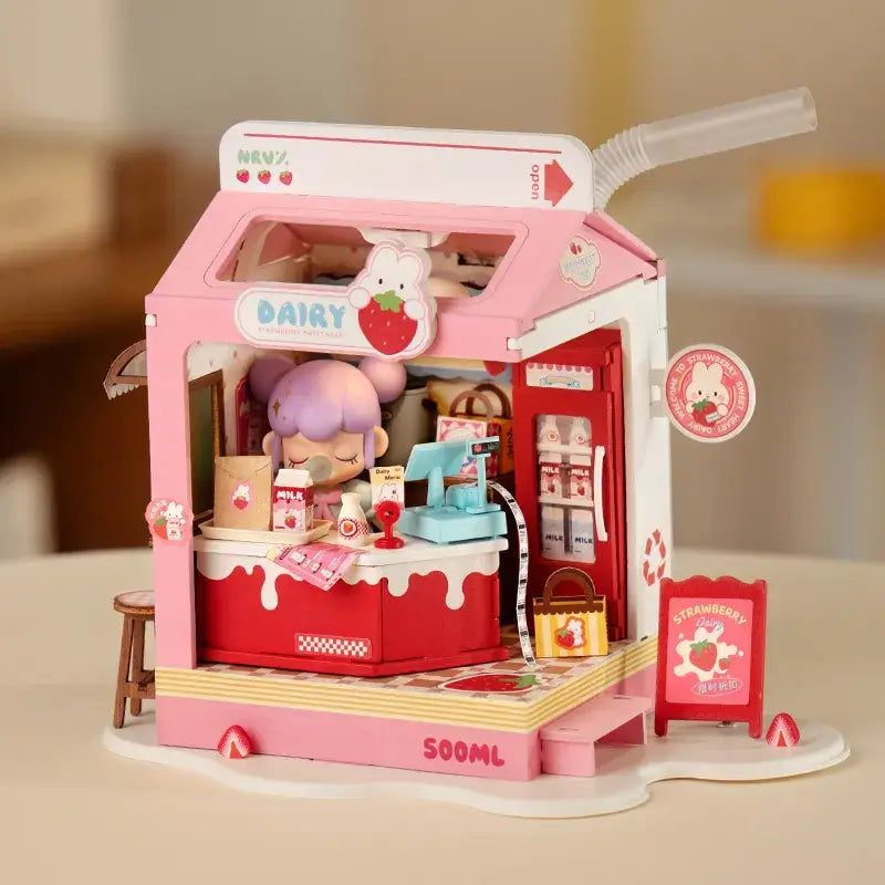 Teddy's Breadbox DIY Miniature House Kit — box and pieces