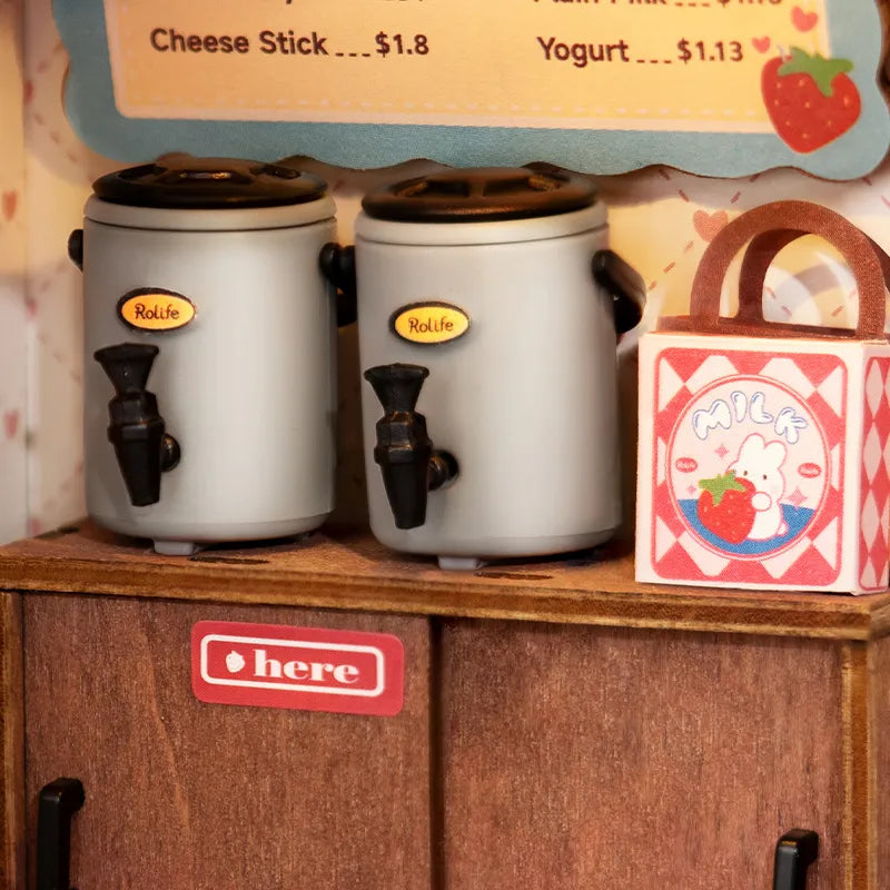 Teddy's Breadbox DIY Miniature House Kit — box and pieces