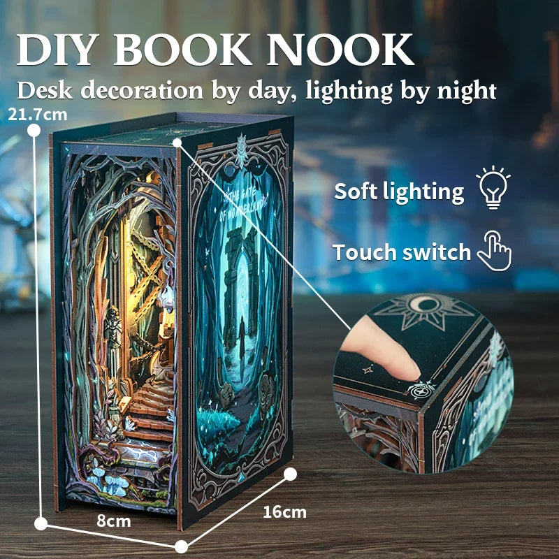 Gate of Wonderland DIY Book Nook Kit — front angle