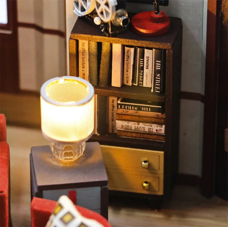 Joey'S Apartment DIY Book Nook Kit — open display view