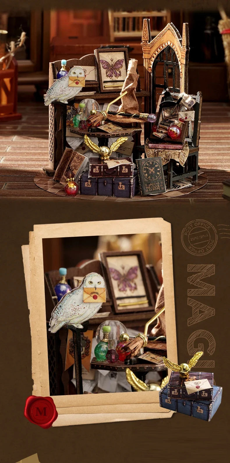 Doll Making Room Miniature Kit — scene view
