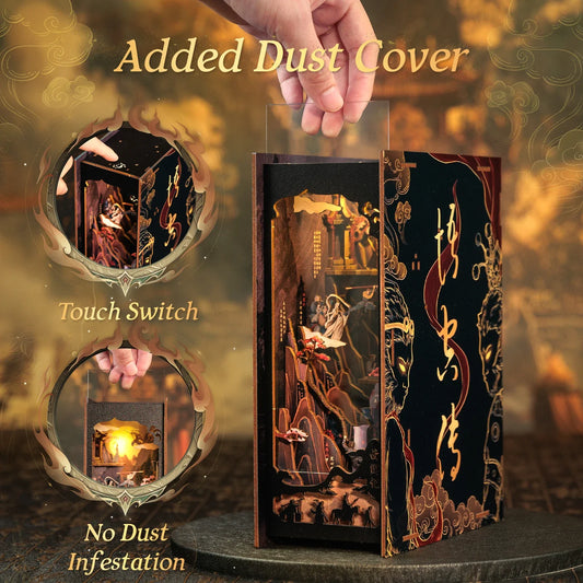 Chinese Style Book Nook Kit — detalied side view