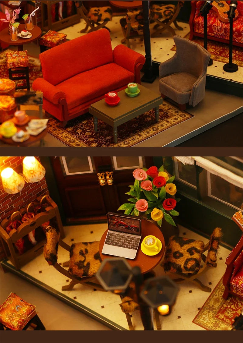 Joey'S Apartment DIY Book Nook Kit — box and pieces