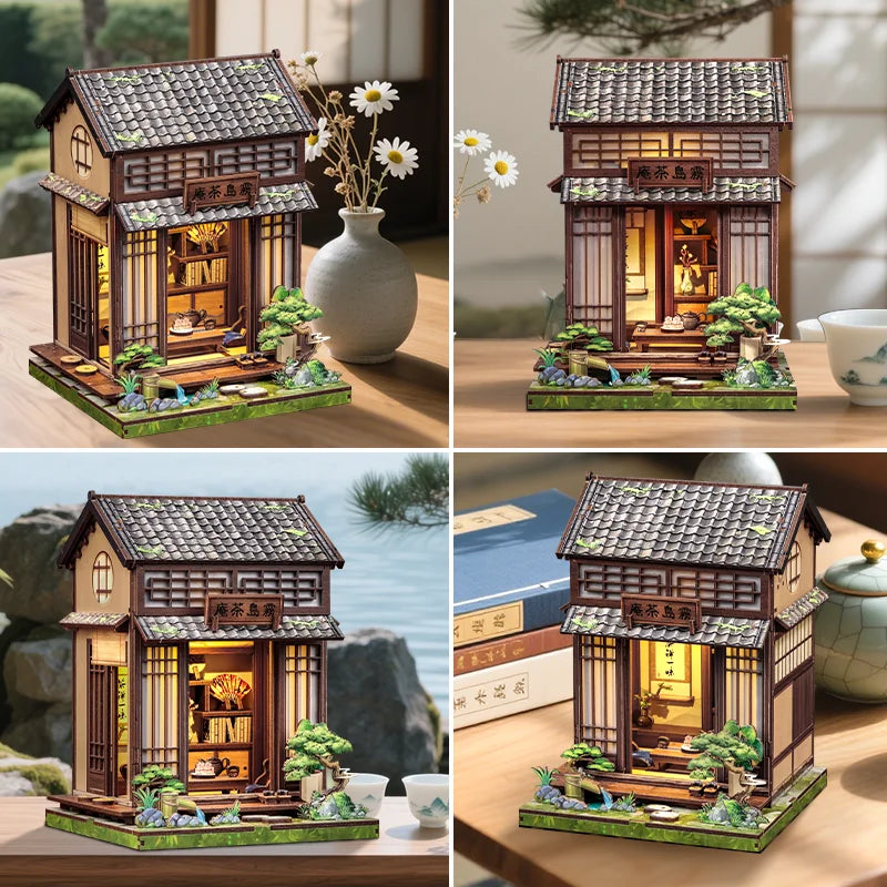 Christmas DIY Book Nook Kit — angled close-up