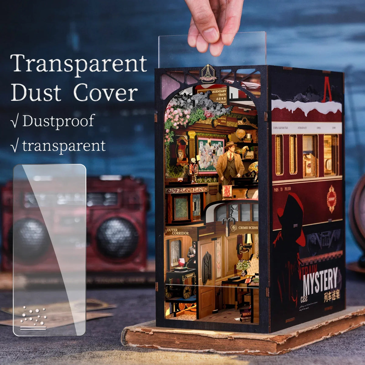 Train Mystery DIY Book Nook Kit — main view