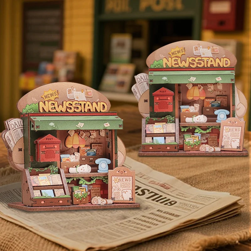 Newsstand DIY Miniature House Kit — main view