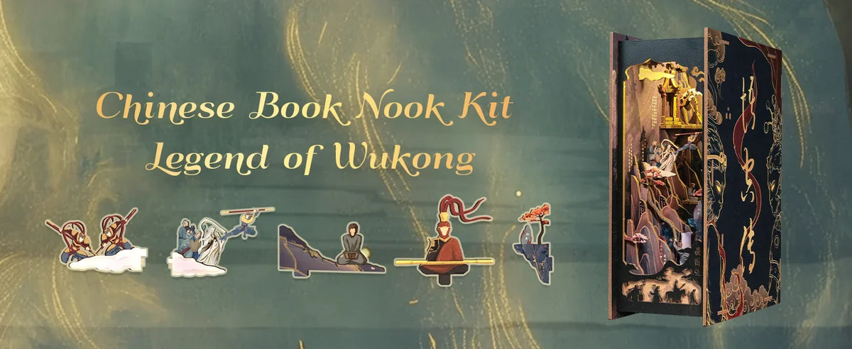 Chinese Style Book Nook Kit — main view