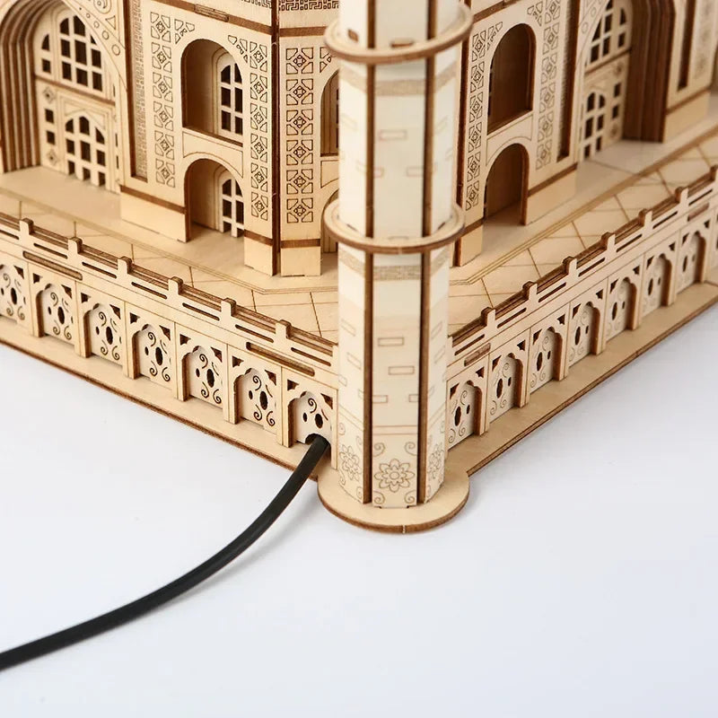 Royal Castle 3D Wooden Puzzle — front angle