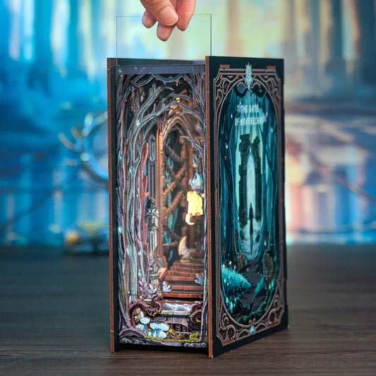 Gate of Wonderland DIY Book Nook Kit — detalied side view