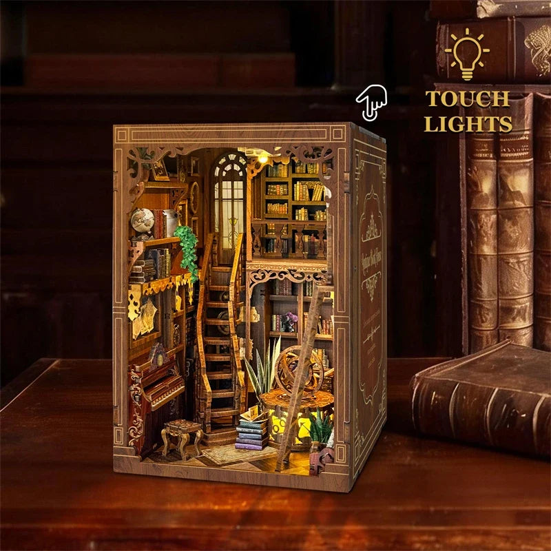Myriad Books House DIY Book Nook Kit — open display view