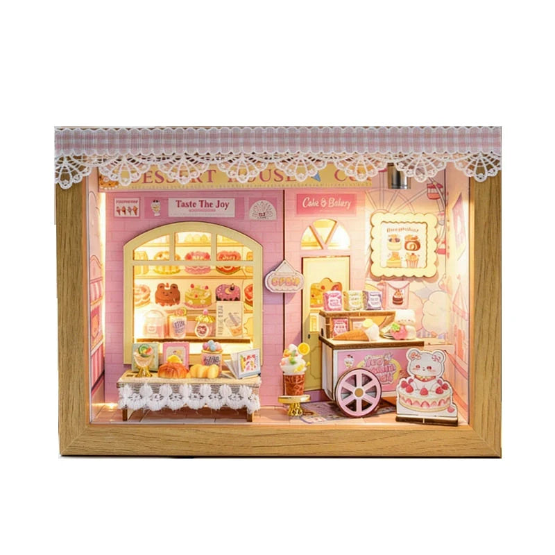 Dessert Store DIY Miniature House Kit — main view