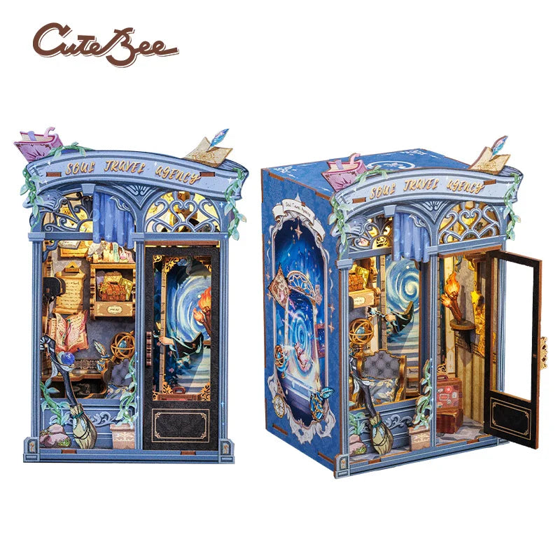 Soul Travel Agency DIY Book Nook Kit — front angle
