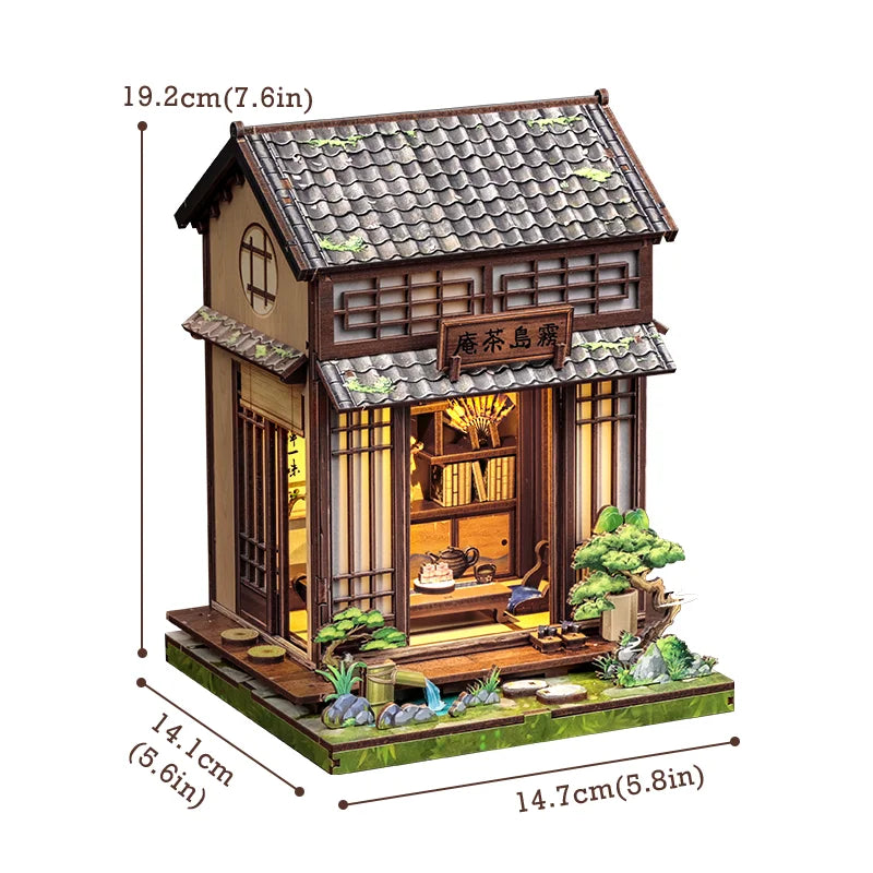 Christmas DIY Book Nook Kit — box and pieces