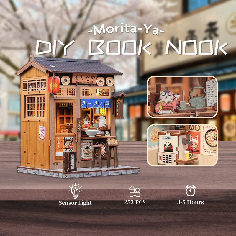 Japanese DIY Book Nook Kit — scene view