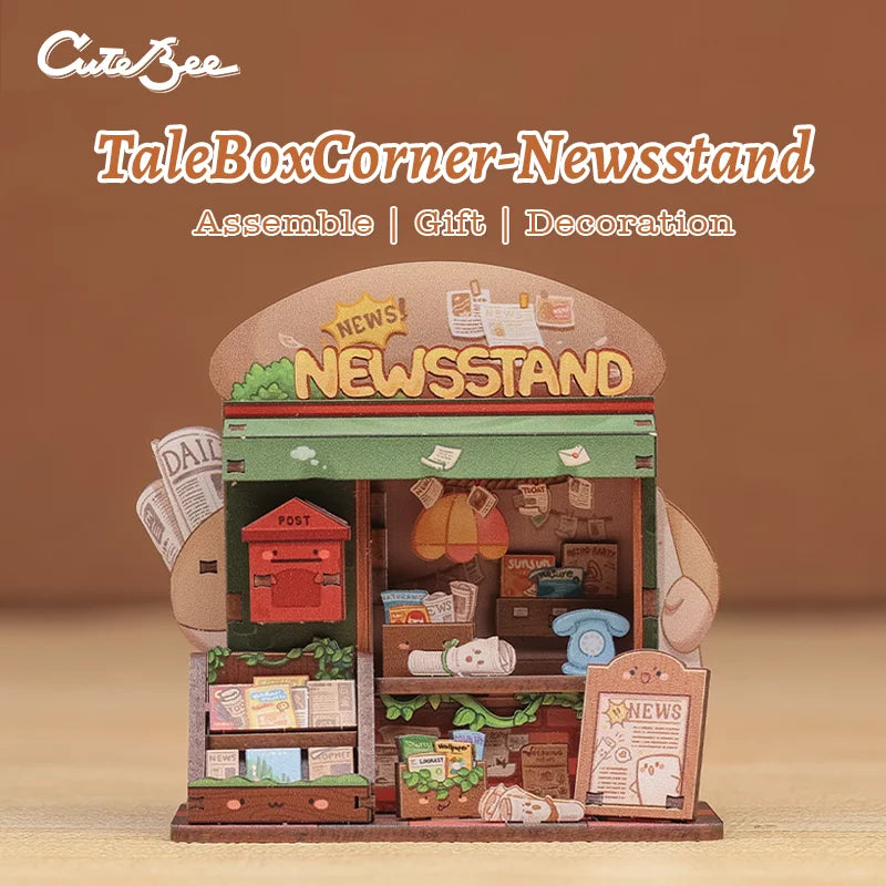 Newsstand DIY Miniature House Kit — main view