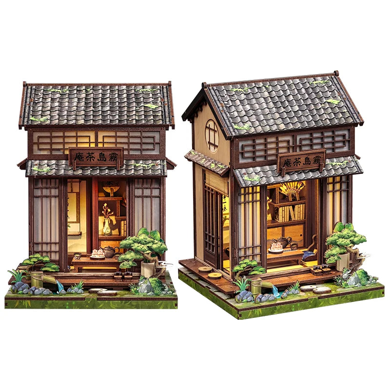 Japanese DIY Book Nook Kit — detalied side view