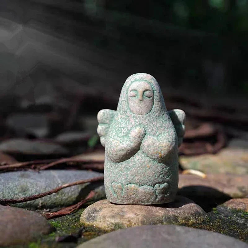 Zelda Shrine Stone Statue – Gaming Collectible Figurine — main view