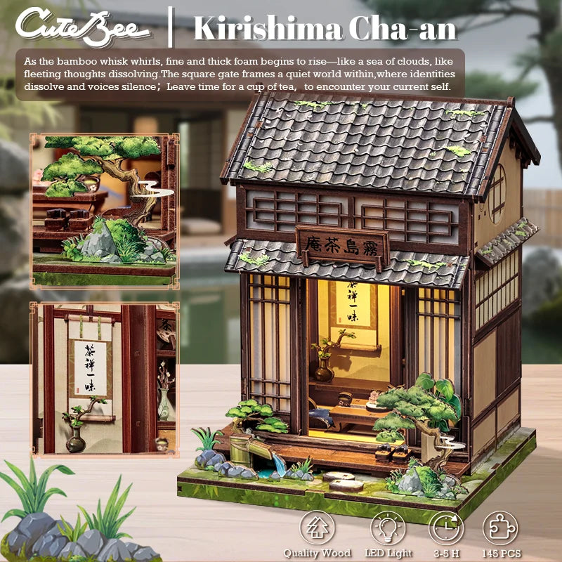 Japanese DIY Book Nook Kit — scene view