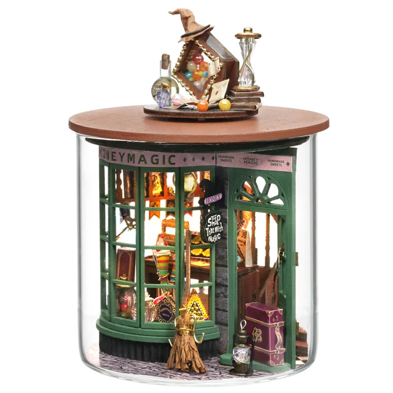 Doll Making Room Miniature Kit — open display view