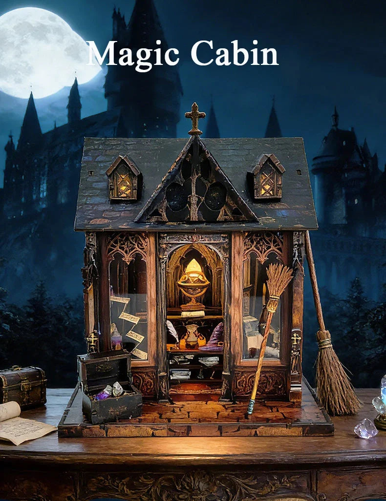 Magic Villa DIY Miniature House Kit — scene view