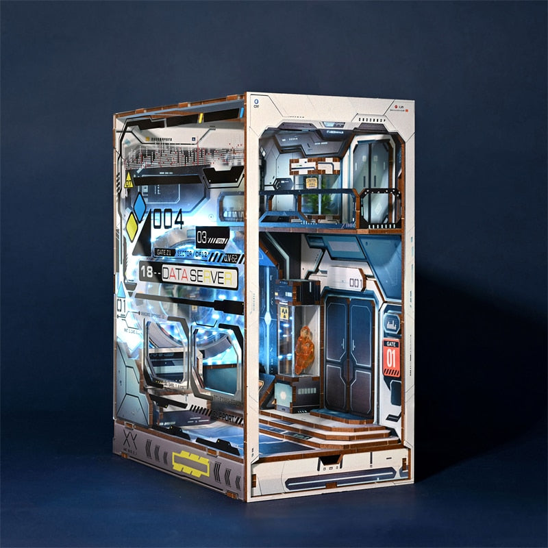 Sci Fi Alien Hub DIY Book Nook Kit — main view