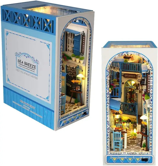 Sea Breeze DIY Book Nook Kit — detalied side view