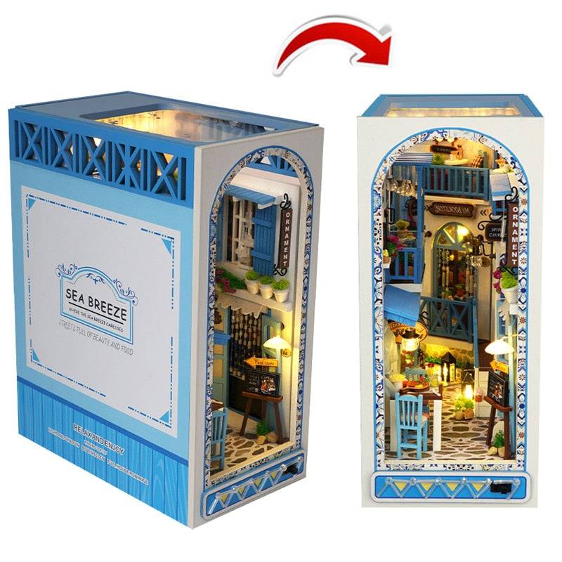 Sea Breeze DIY Book Nook Kit — front angle