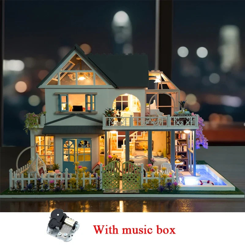 Modern Villa Large Miniature Accessory — box and pieces