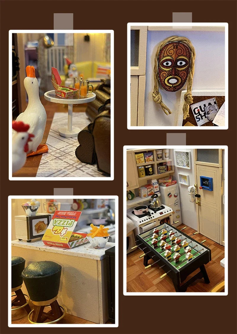 Monicas Apartment DIY Book Nook Kit — main view