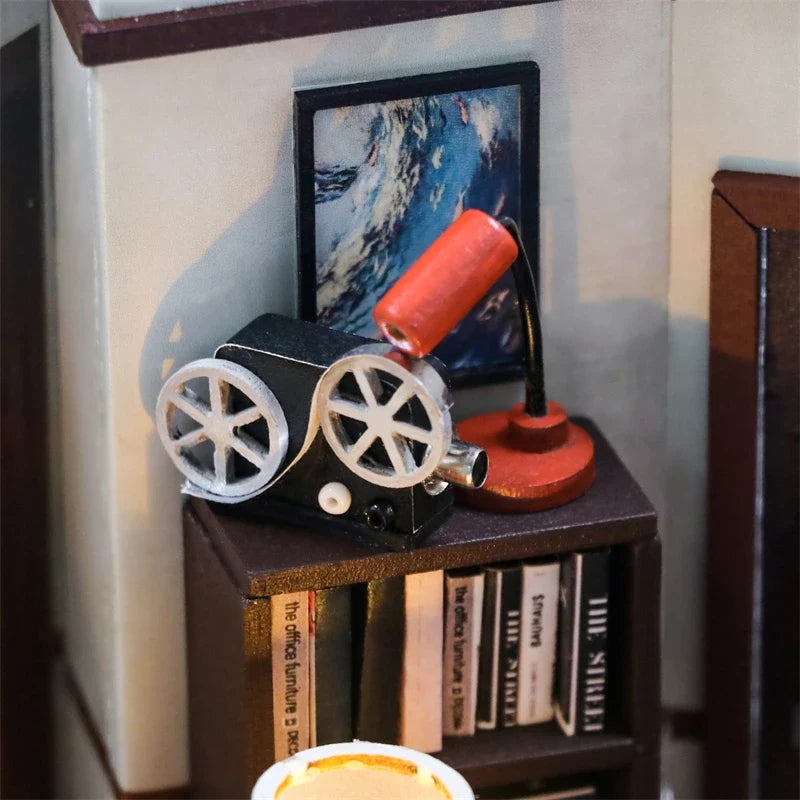 Monicas Apartment DIY Book Nook Kit — angled close-up
