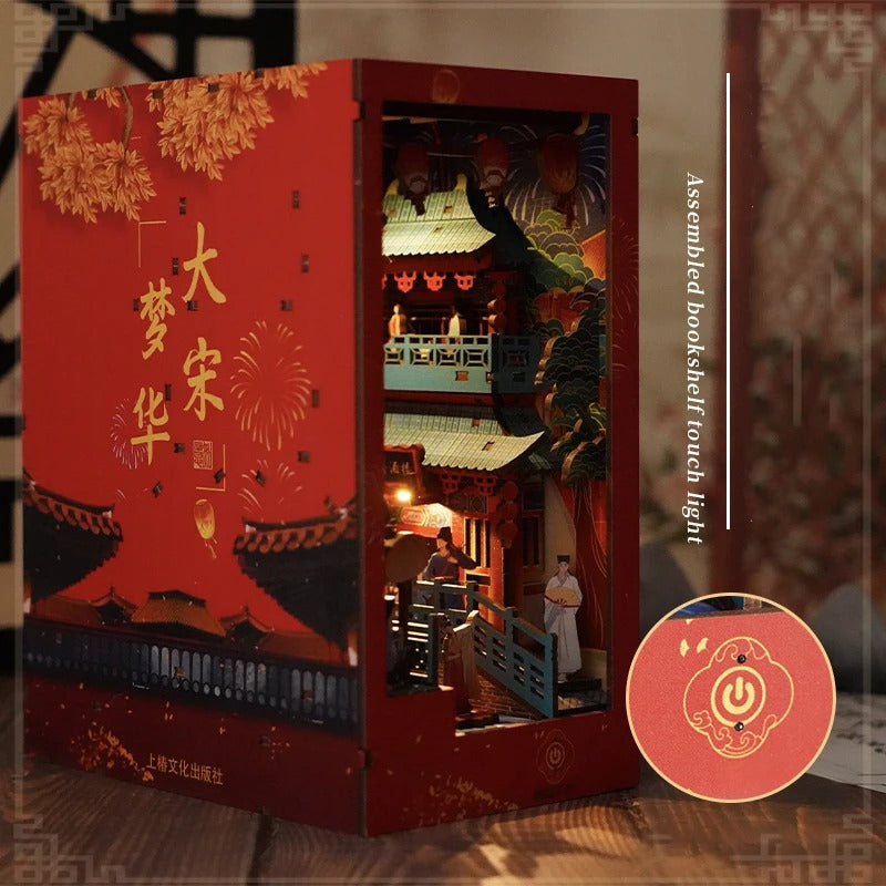 Song Dynasty DIY Book Nook Kit — box and pieces