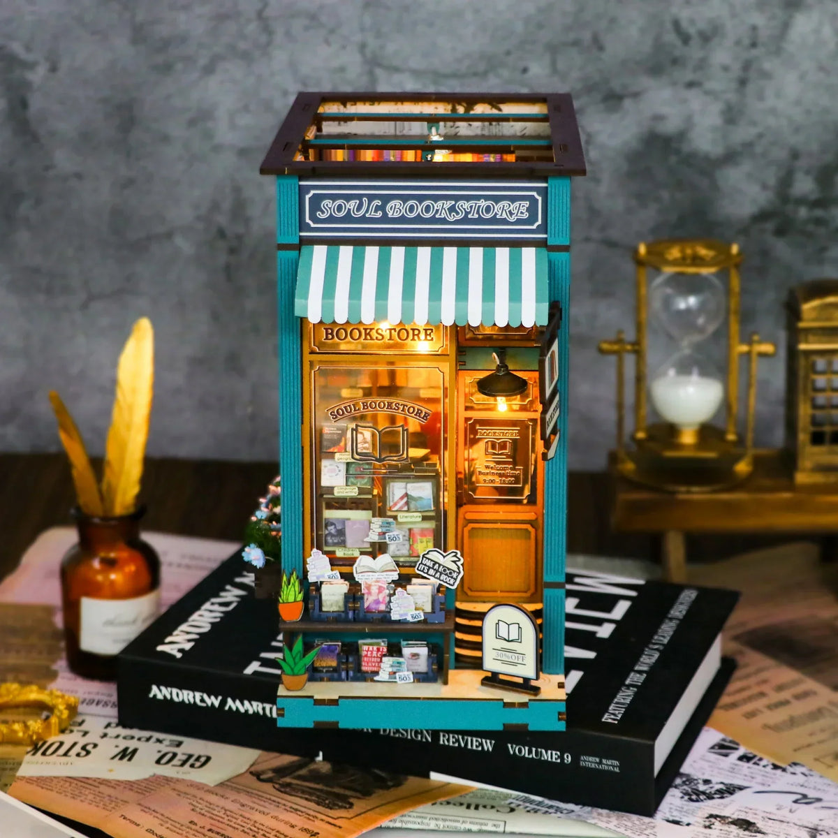 Soul Bookstore DIY Book Nook Kit — main view