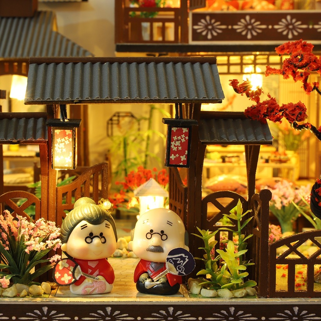 Spring Hours Japanese DIY Miniature House Kit — scene view