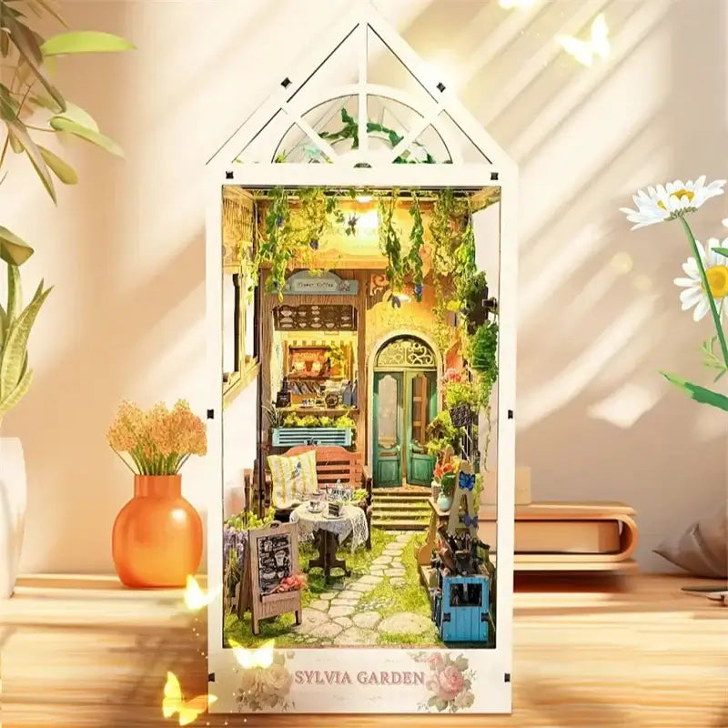 Sylvia Garden DIY Book Nook Kit — scene view