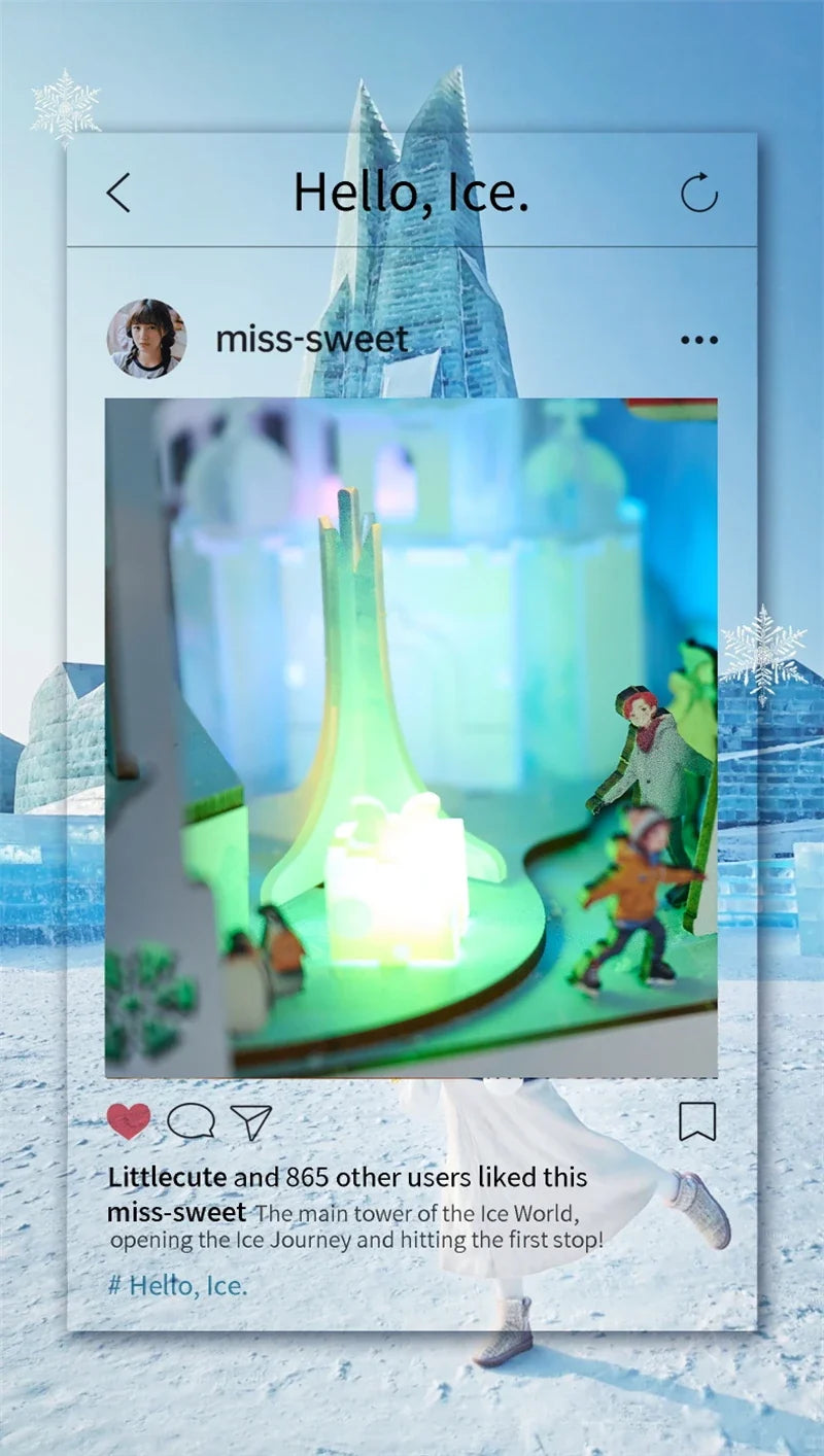 The Great Ice World Book Nook — scene view
