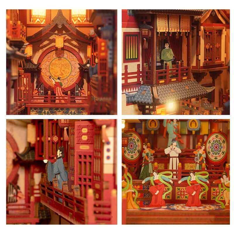 The Longest Day In Changan DIY Book Nook Kit — scene view