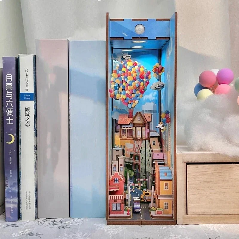 Travel With The Wind Up Movie Themed DIY Book Nook Kit — main view