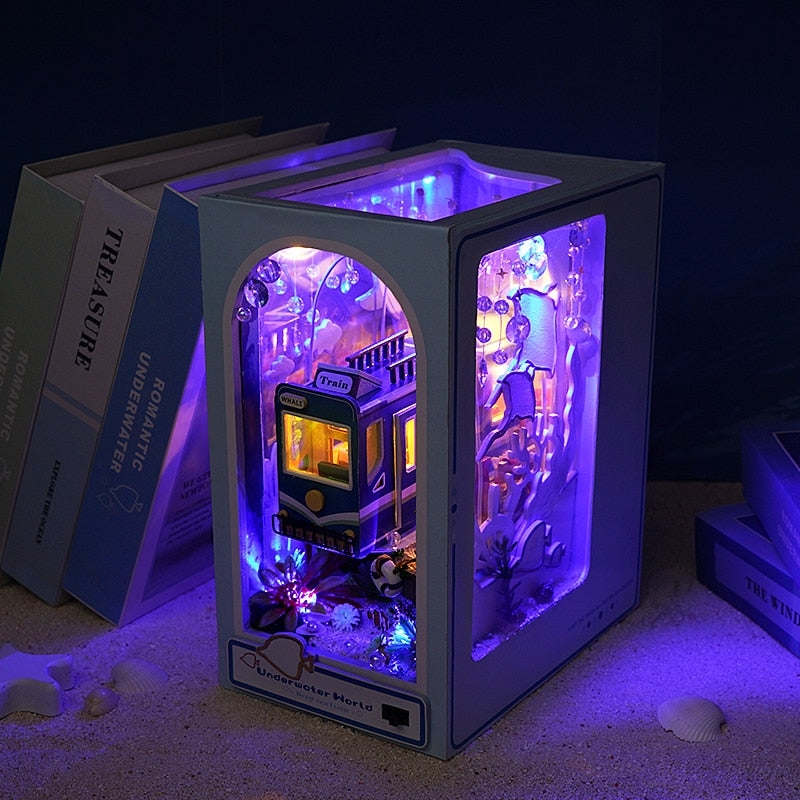 Under Water DIY Book Nook Kit — scene view