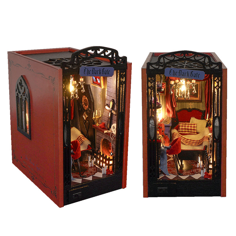 Vampire Diary DIY Book Nook Kit — open display view