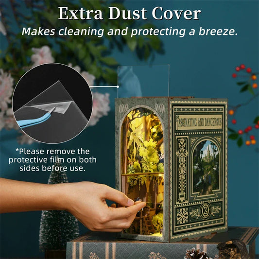 Wizard Of Oz DIY Book Nook Kit — detalied side view