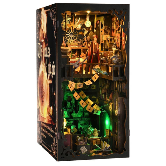 Enchanted Workshop DIY Book Nook Kit — detalied side view