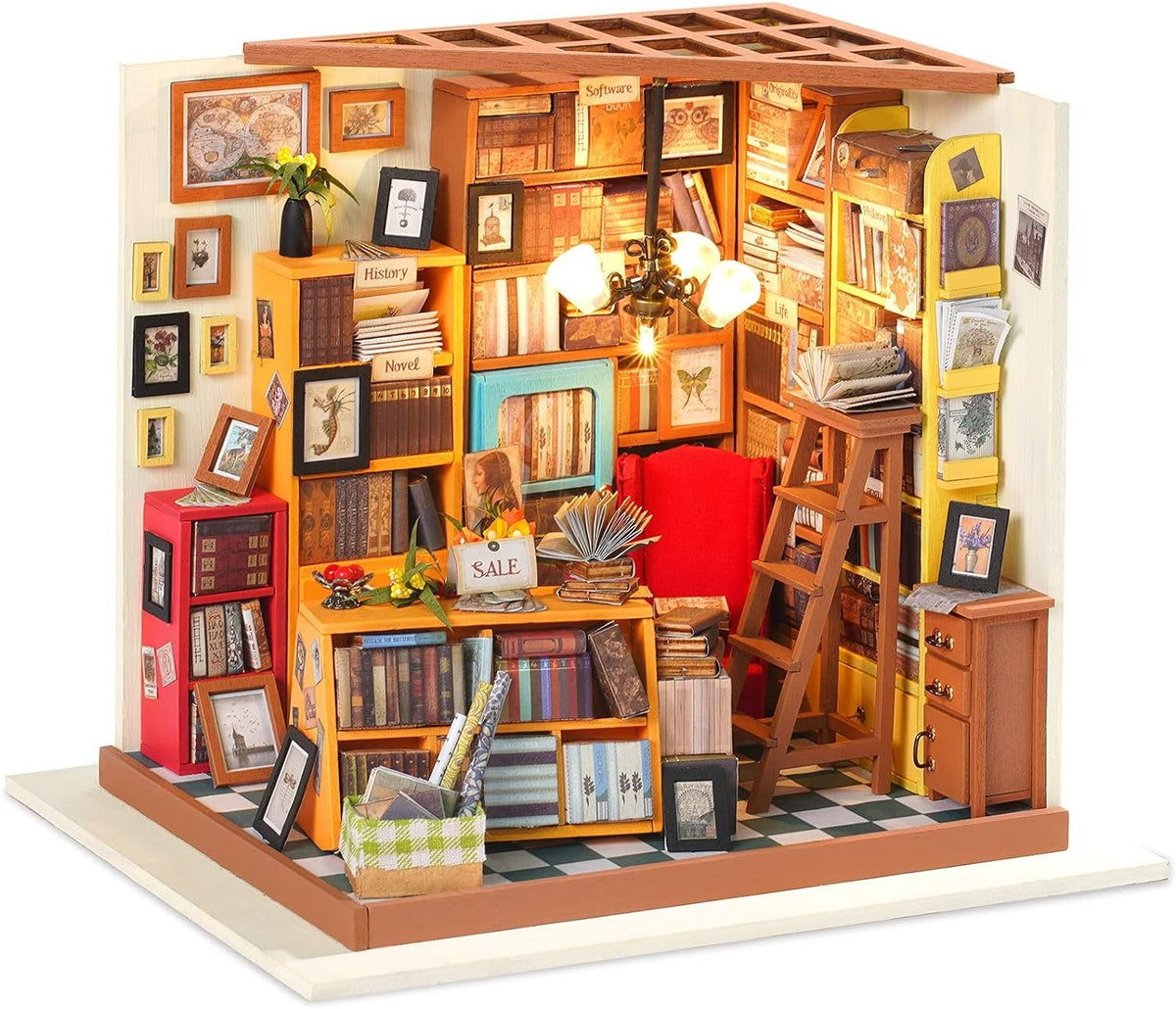 Sams Study DIY Dollhouse Kit | AnalogMaker