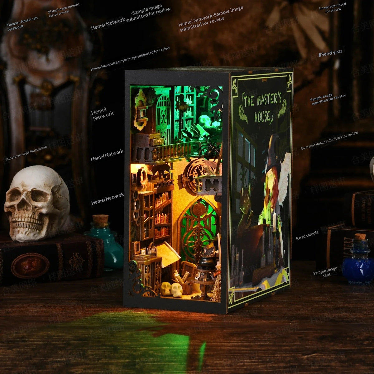 Wizard's Study DIY Book Nook Kit | AnalogMaker