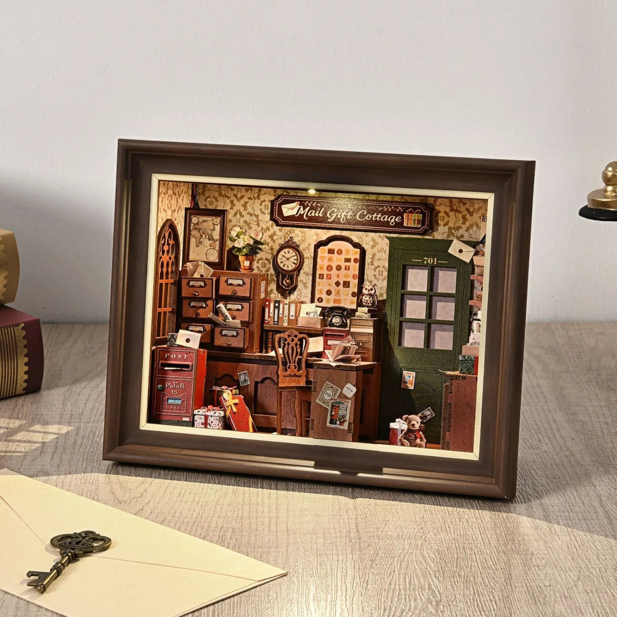 Mail Gift Cottage DIY Book Nook Kit | AnalogMaker