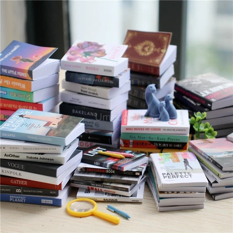 Dollhouse Books Set 1:6 Scale | AnalogMaker