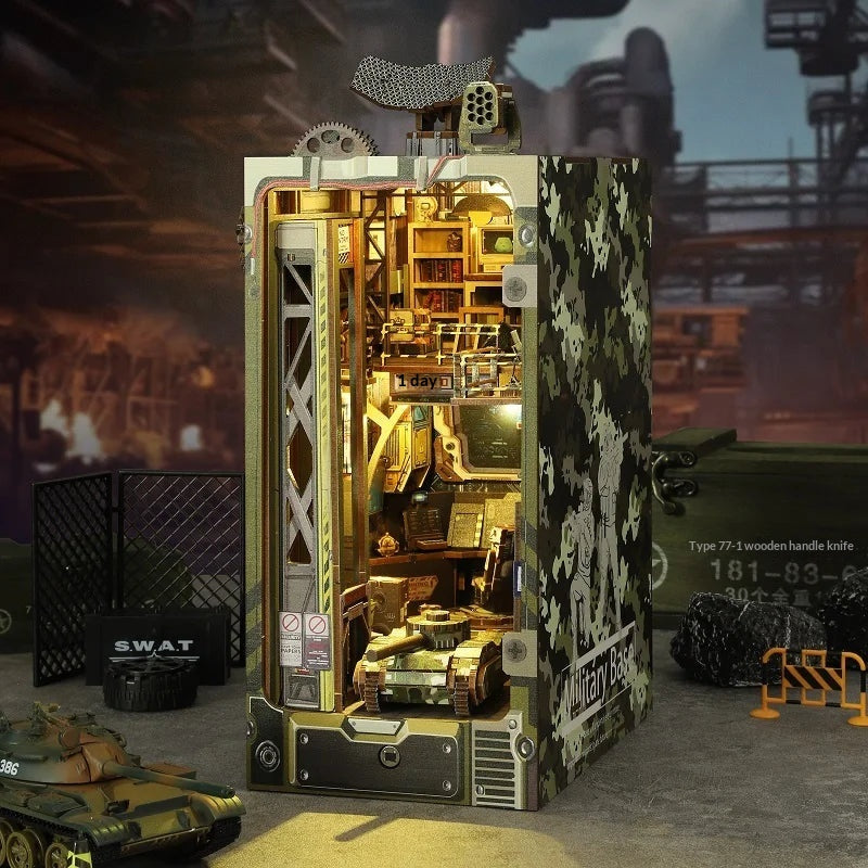 Military Base Book Nook Kit | AnalogMaker