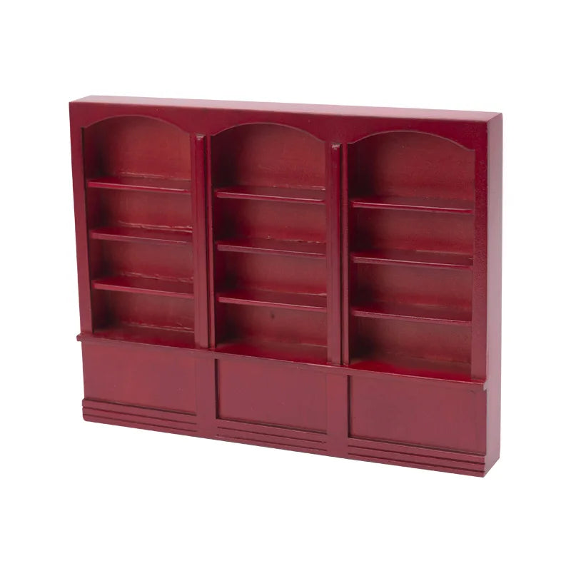 1:12 Scale Triple Bookshelf — scene view