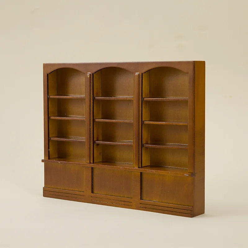 1:12 Scale Triple Bookshelf — main view